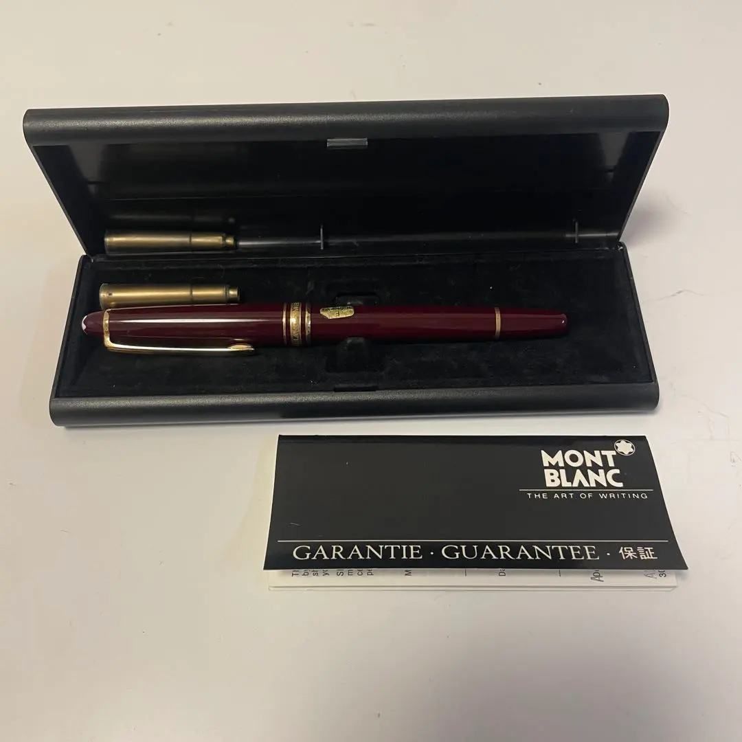 MONTBLANC 万年筆 ボルドー色　14K 西ドイツ製マイスターシュテック