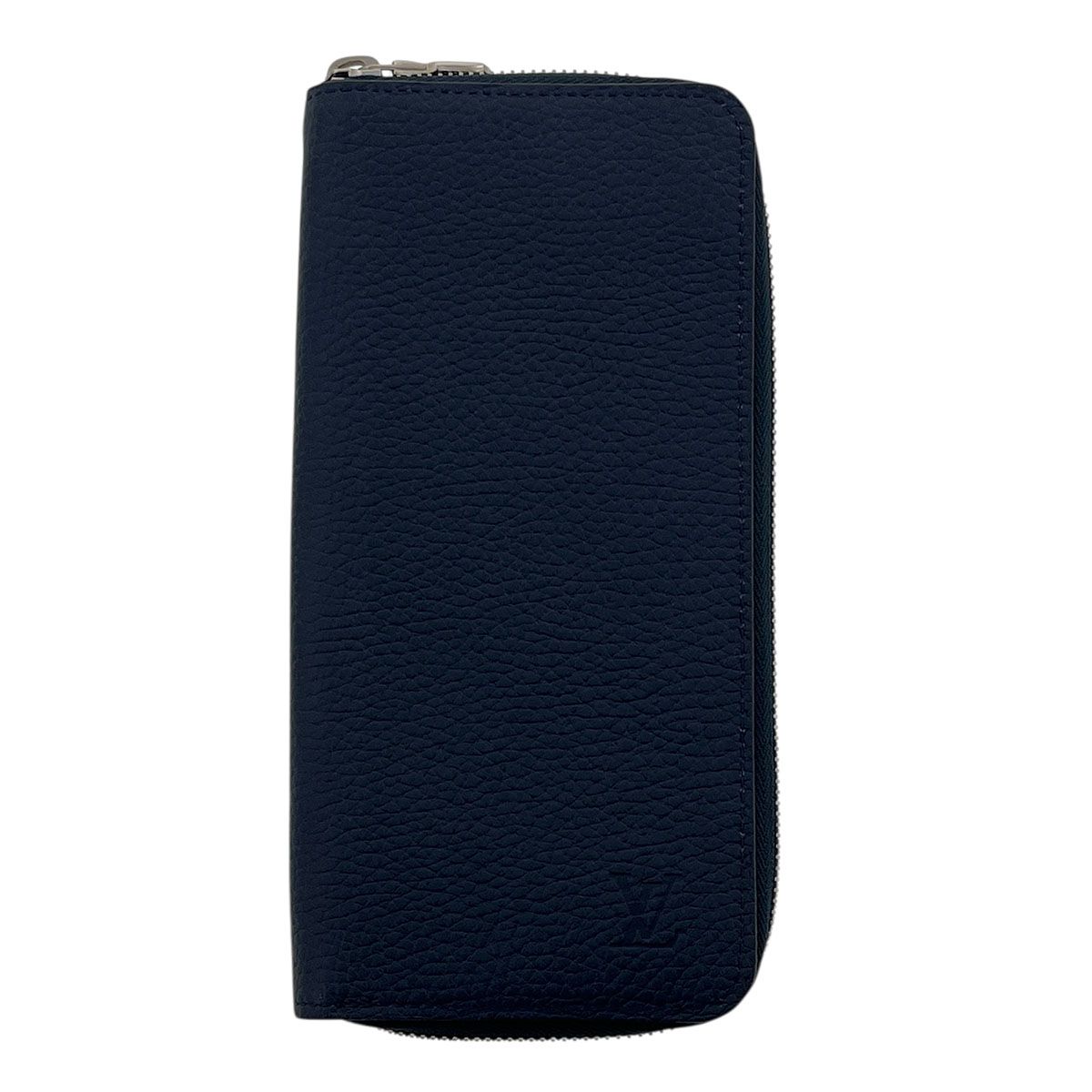 LOUIS VUITTON ルイ・ヴィトン ジッピーウォレット ヴェルティカル トリヨン 長財布 M58823 メンズ レザー ネイビー シルバー金具 中古