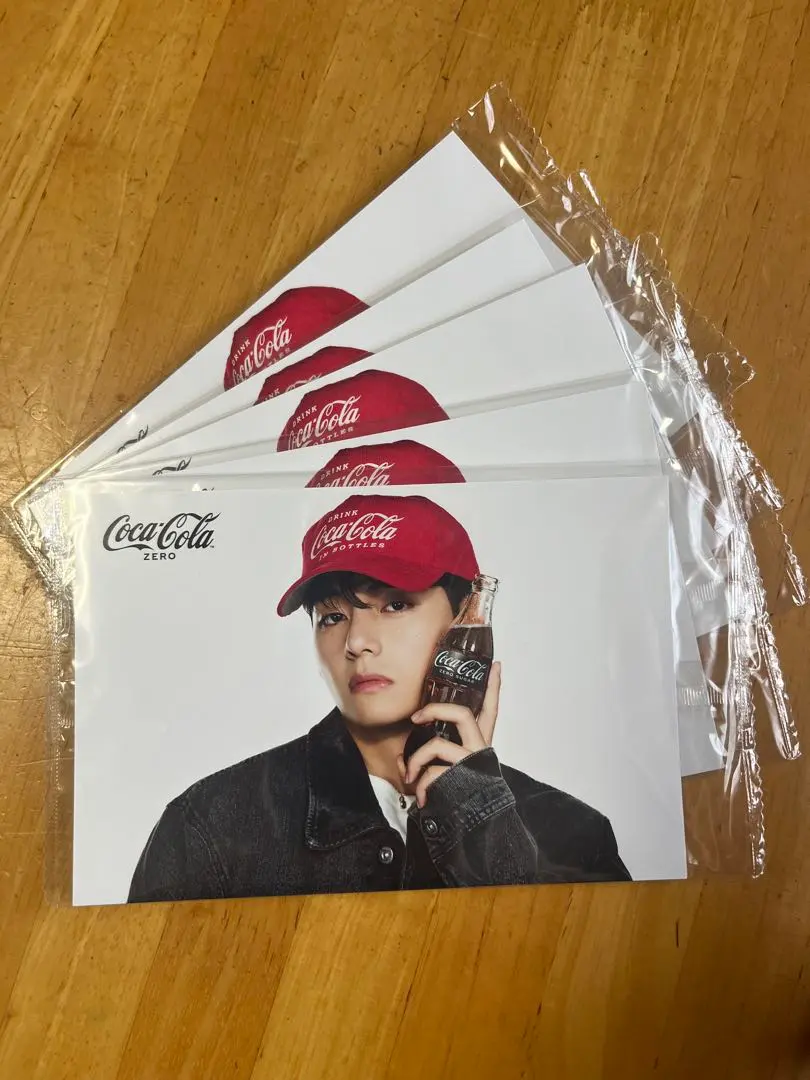 BTS V コカコーラ Zero ポストカード 5枚セット　テテ