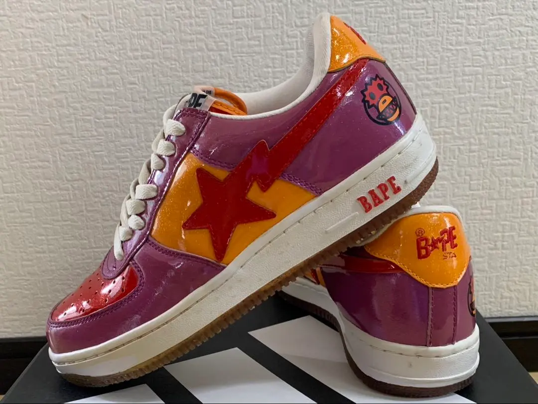 ★激レア★ APE BAPESTA ラメ 27.5cm kaws スニーカー