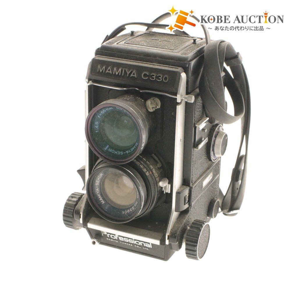 ■ マミヤ フィルムカメラ Mamiya C330 Professional レンズ交換式 中判 二眼レフ カメラ レンズ 1:4.5 f=55mm