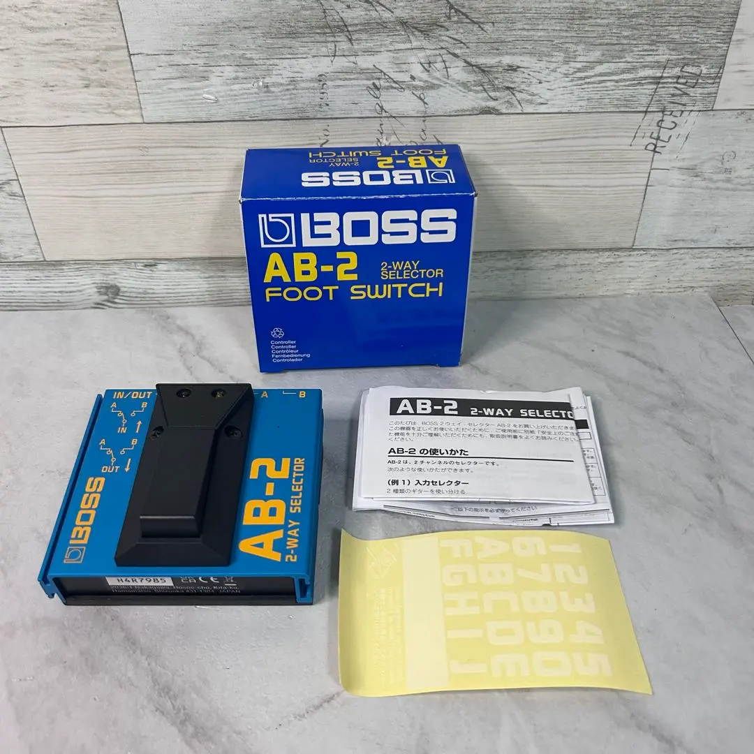 BOSS AB-2 FOOT SWITCH 2-WAY SELECTOR