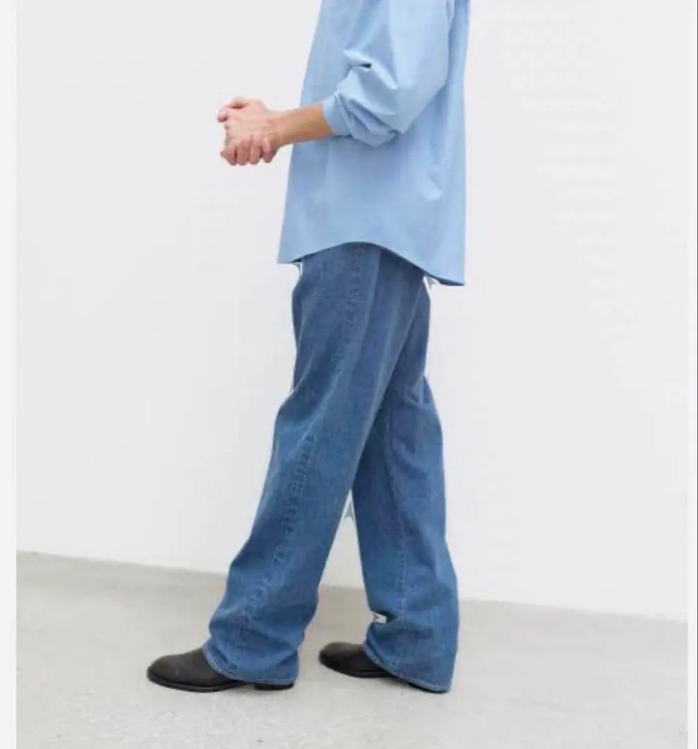 22aw AURALEE SELVEDGE LIGHT DENIM PANTS