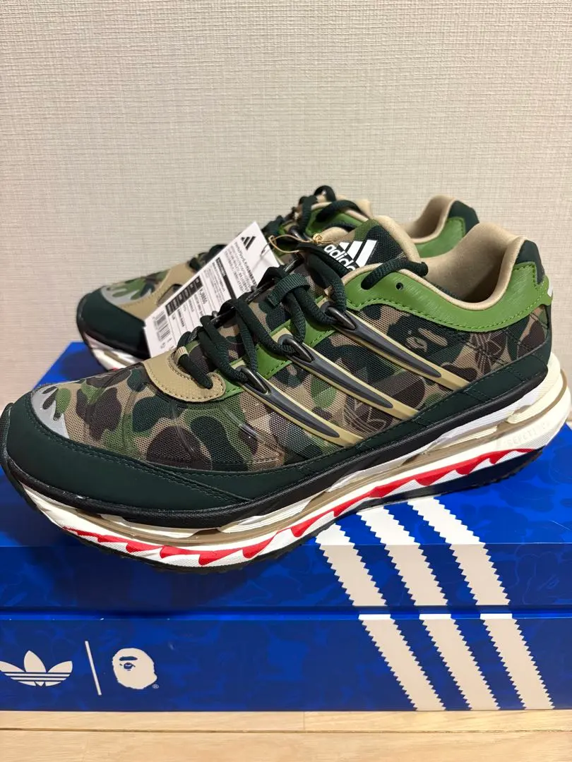 新品 adidas BAPE アディスターハーモニー 26.5 ベイプスタ