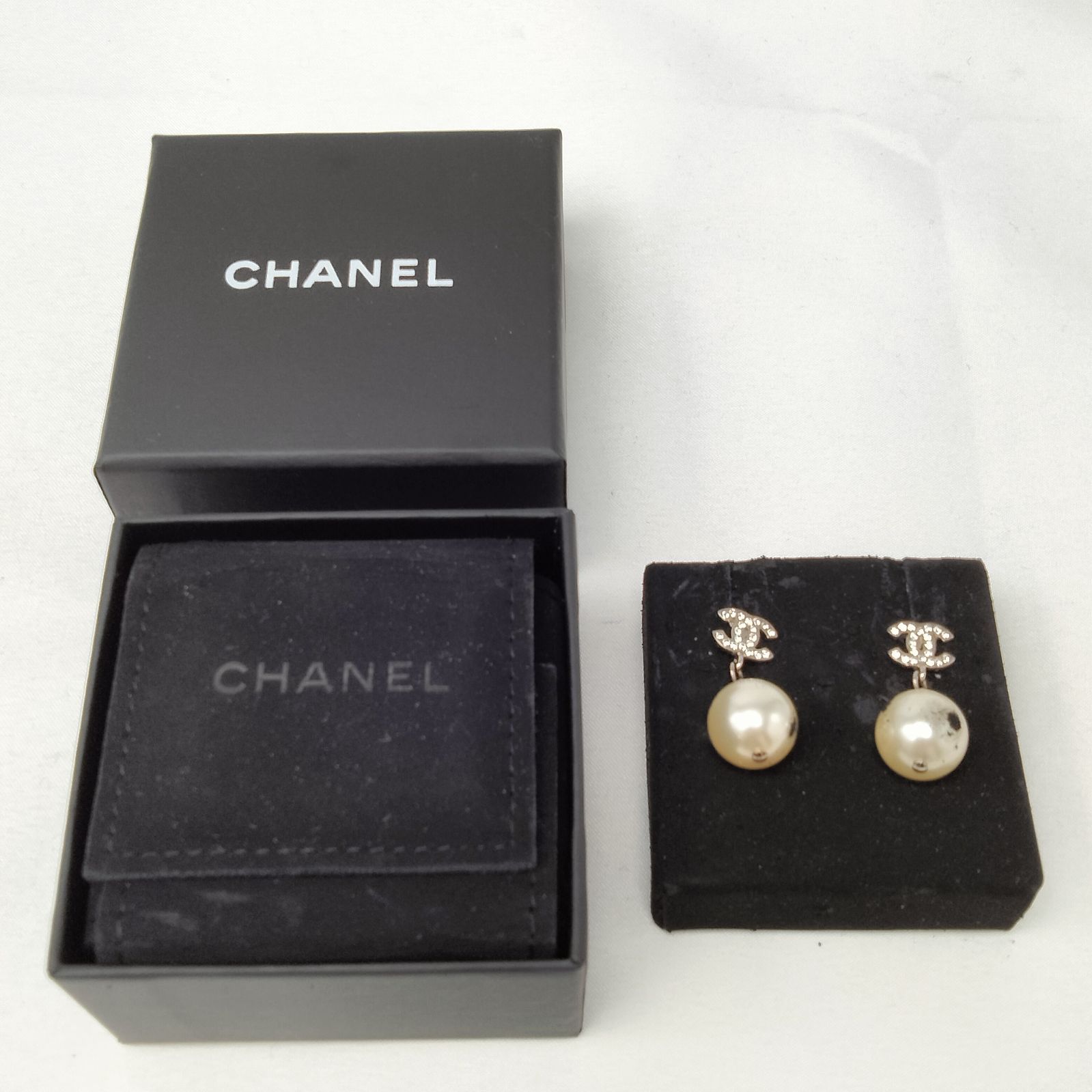 ✨️CHANEL✨️シャネル ココマーク A16V パール シルバー ピアス