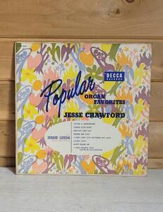 Discos de vinilo japoneses vintage 1953 33 10 Popular Organ Favorites Jesse Crawford Decca Vintage Record