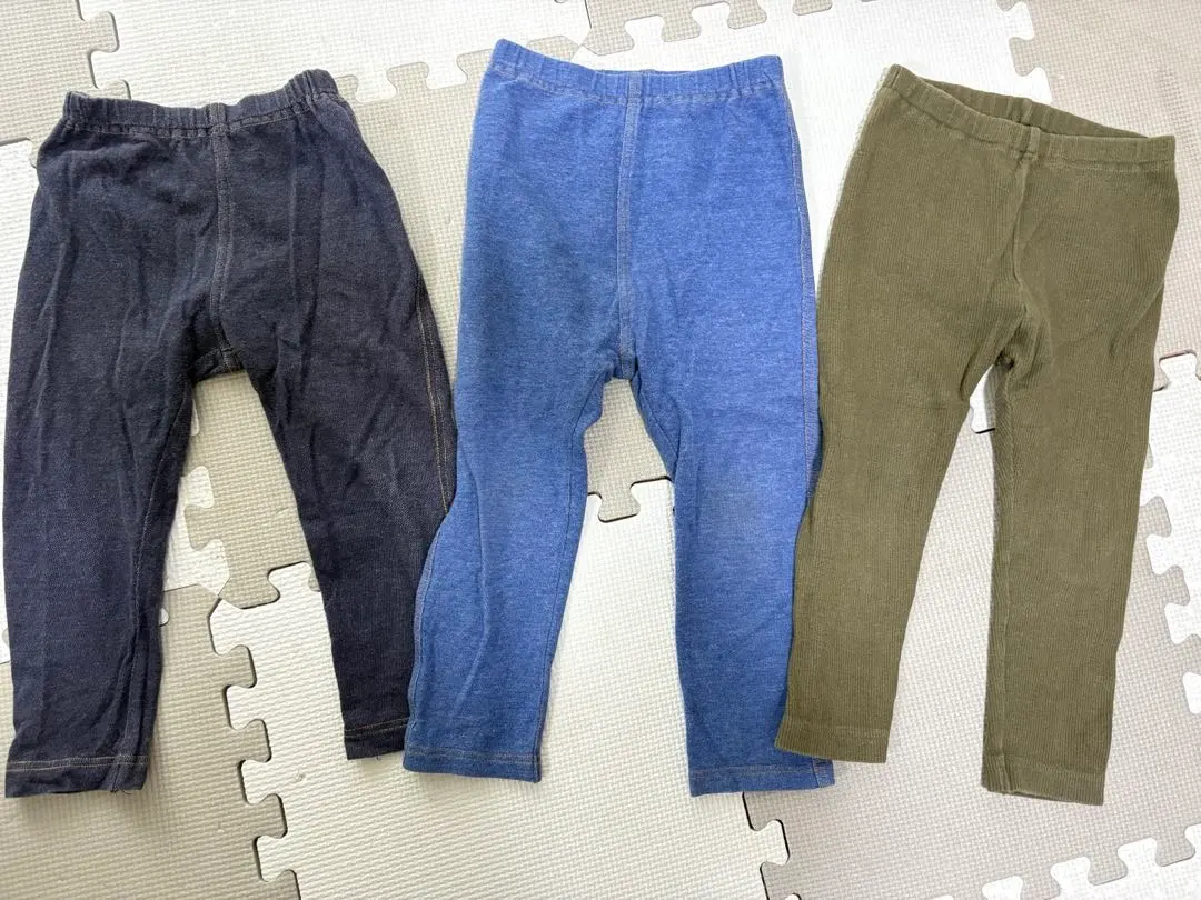 UNIQLO ベビー デニムレギンス 3本セット 90cm