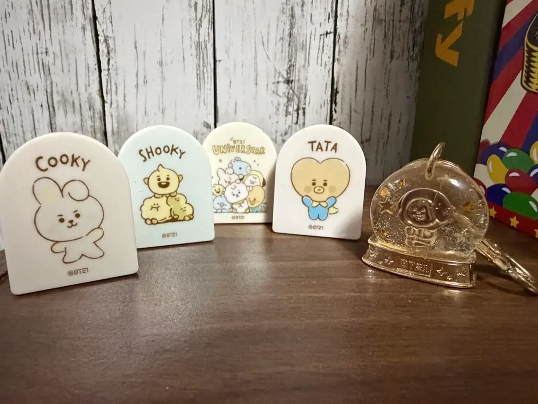 BT21 クリップ 4点セット ジミン キーリング