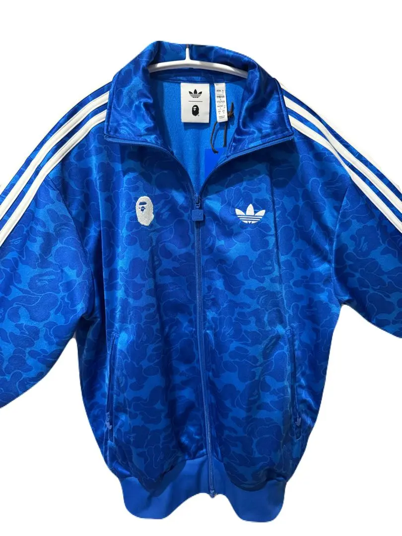 NEW adidas A BATHING APE トラックジャケット ブルー M