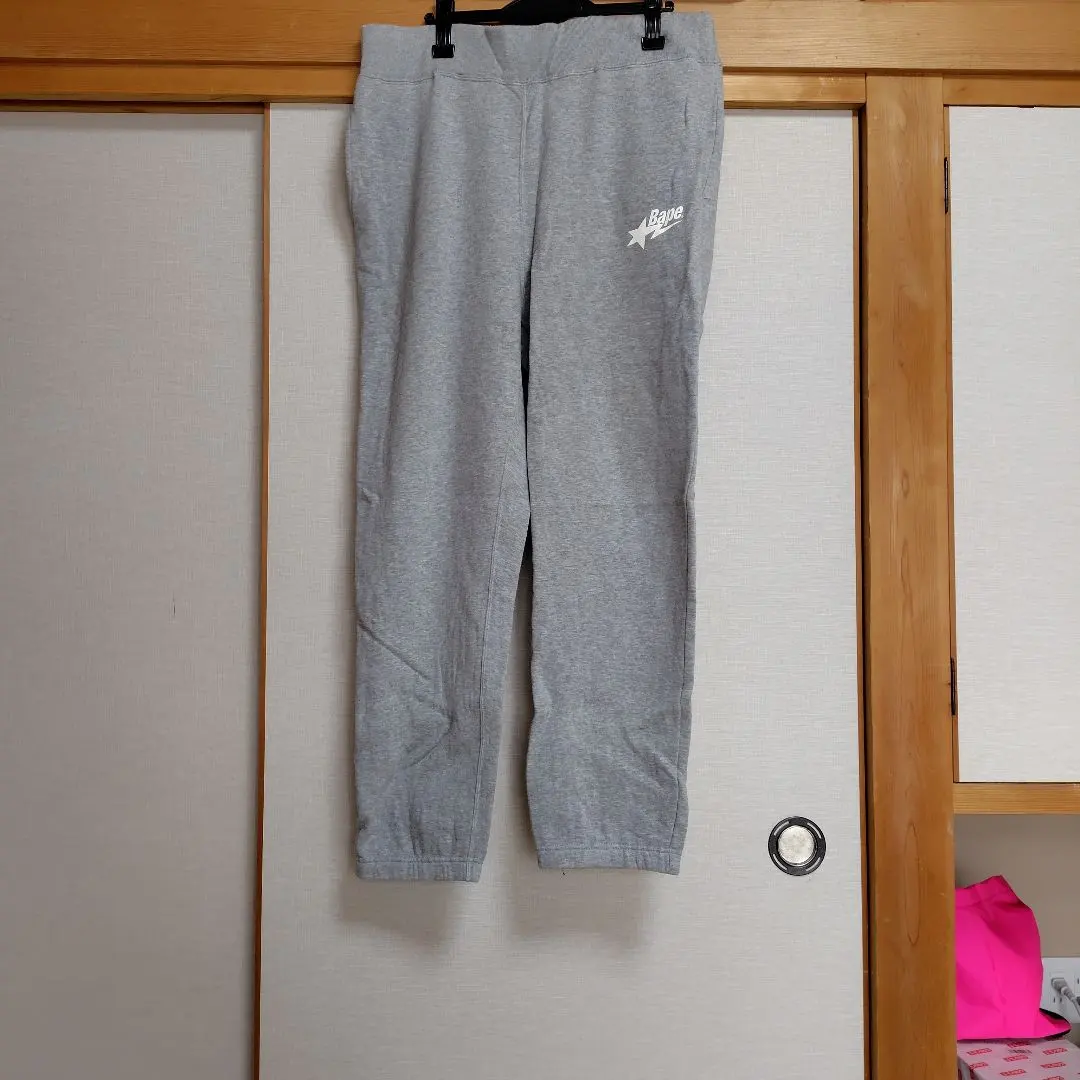 アベイシングエイプBAPESTAワンポイントスウェットパンツ