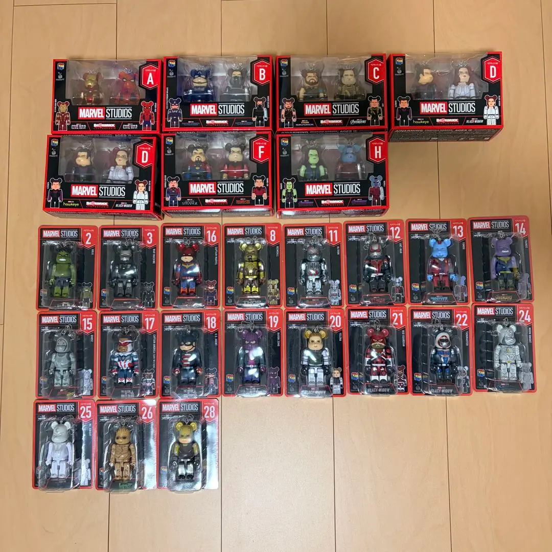 MARVEL STUDIOS BE@RBRICK 未開封 まとめ売り