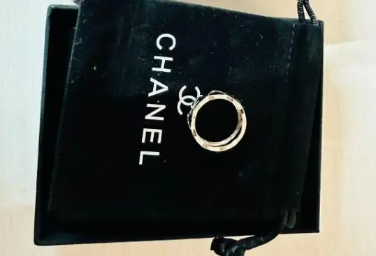 VIP シャネル CHANEL リング ジオメトリックカット 指輪 8号 T56