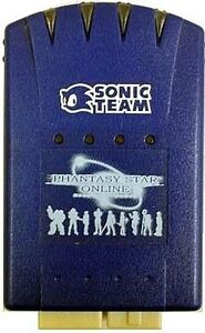 中古ドリームキャストハード DCメモリーカード4X(PHANTASY STAR ONLINEデザインバージョン)