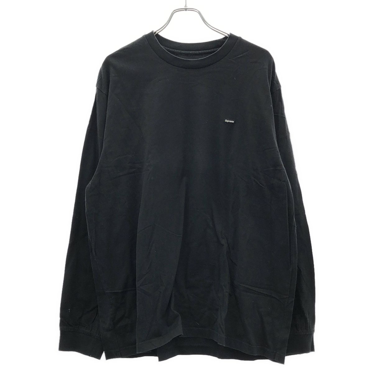Supreme シュプリーム Small Box Tee L/S スモールボックスロゴロングスリーブTシャツ  ブラック XL