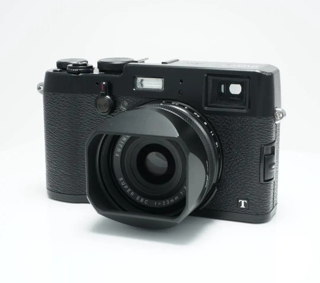 FUJIFILM X100T ブラック コンパクトデジタルカメラ 角形フード付き