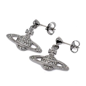 Used Vivienne Westwood Jewelry Vivienne Westwood 62020025-02S108 MINI BAS RELIEF DROP EARRINGS
