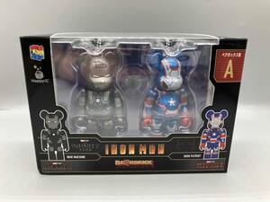 Rare Bearbrick A.WAR MACHINEIRON PATRIOT BERBRICK 100 2 Happy MARVEL Infinity SAGA IRON MAN BERBRICK