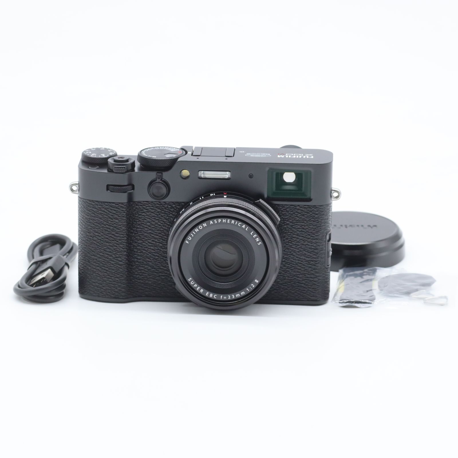 【ショット数616】FUJIFILM X100VI ブラック 多言語モデル｜約4020万画素 APS-C・23mm F2単焦点｜X-Trans CMOS 5 HR・高画質スナップ向け デジタルカメラ【中古】