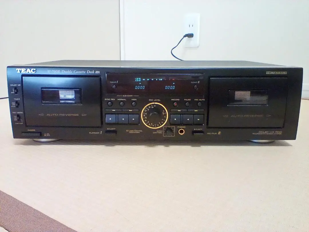 【現状品】TEAC ダブルカセットデッキ W-790R 本体良品