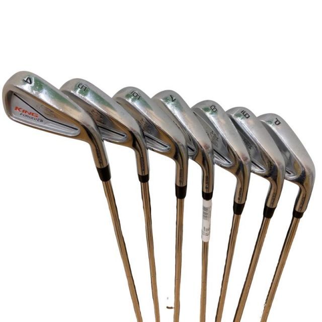 【中古】 コブラ KING FORGED CB(シルバー)  8S アイアンセット IR NS PRO 950GH (フレックスS) メンズ 男性用 右利き 右用 Dランク ゴルフクラブ