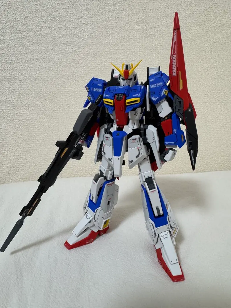 RG ゼータガンダム Zガンダム スミ入れ つや消し デカール貼 完成品