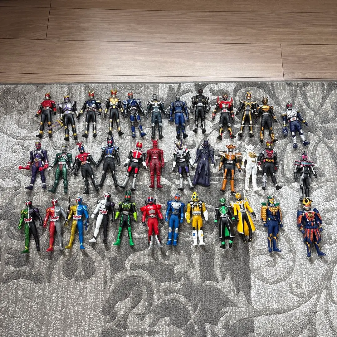 仮面ライダー ソフビ フィギュア 大量セット36体