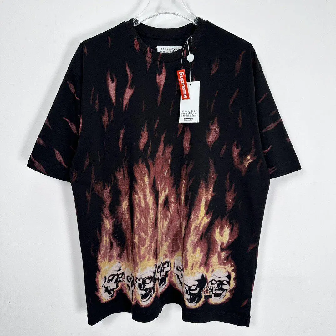 Supreme × MM6 フレイムスカル T シャツ XXL