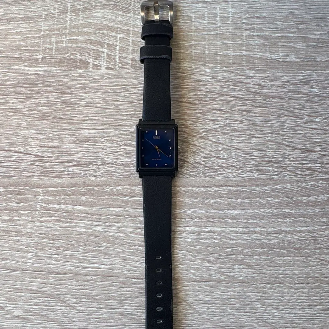 CASIO 腕時計 MQ-38 スクエア ネイビー