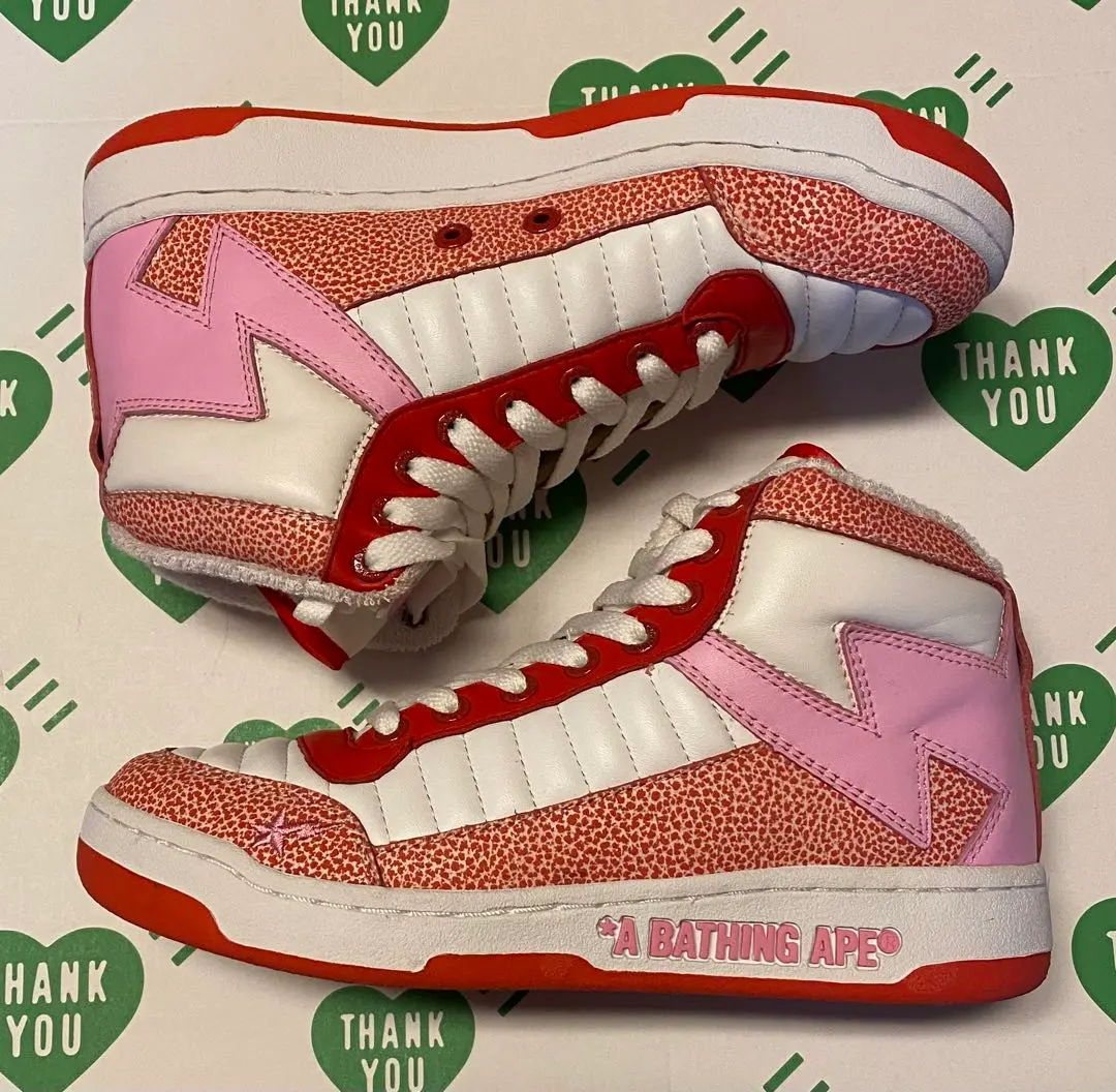 A BATHING APE BAPESTA ベイプスタ ハイカット 23.5