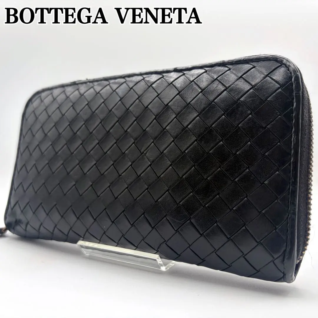 BOTTEGA VENETA ボッテガヴェネタ イントレチャート 長財布 黒