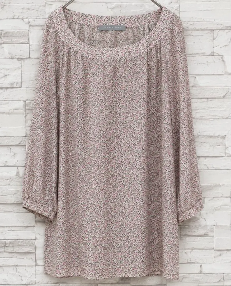theory luxe コットン シルク 小花柄 チュニック ブラウス Ｍ