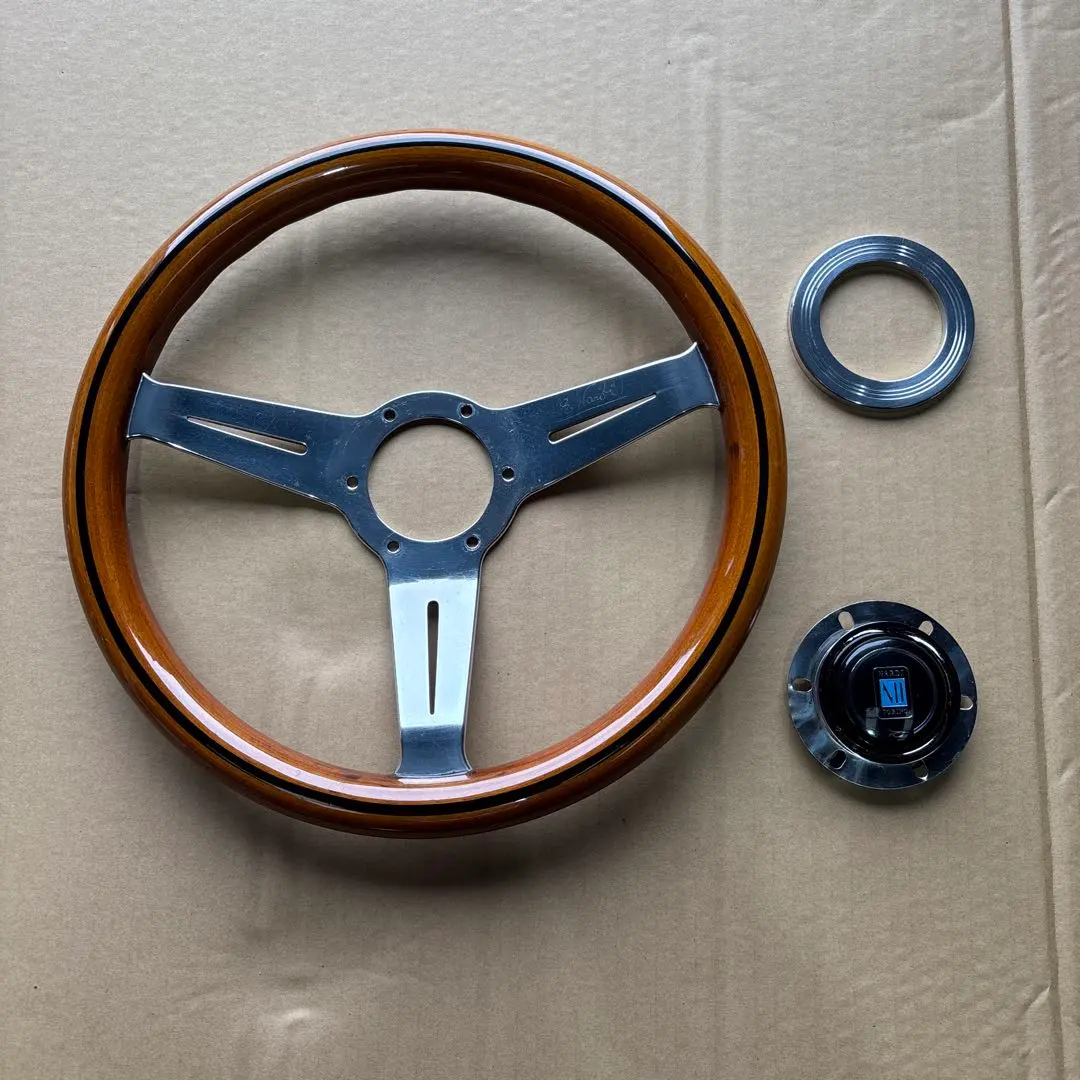 NARDI ナルディウッドハンドル本体 ホーン ビレットスペーサー 直径32cm