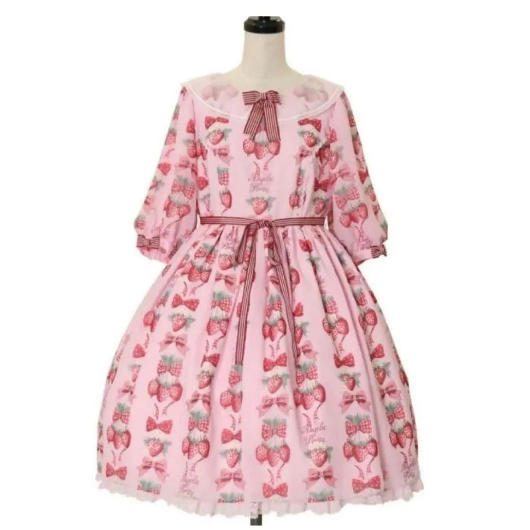 Angelic Pretty いちごワンピース アンジェリックプリティ ピンク