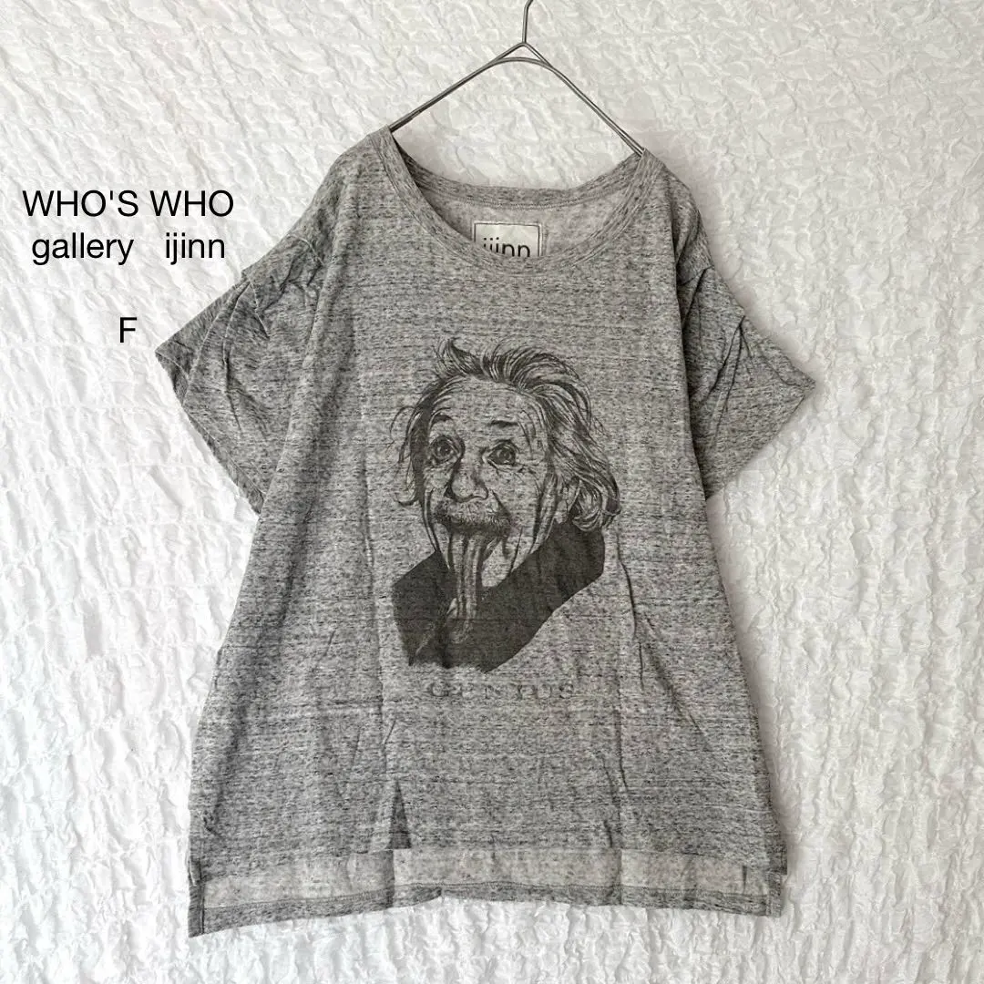 WHO'S WHO gallery イジン 半袖Tシャツ 個性派 綿100%
