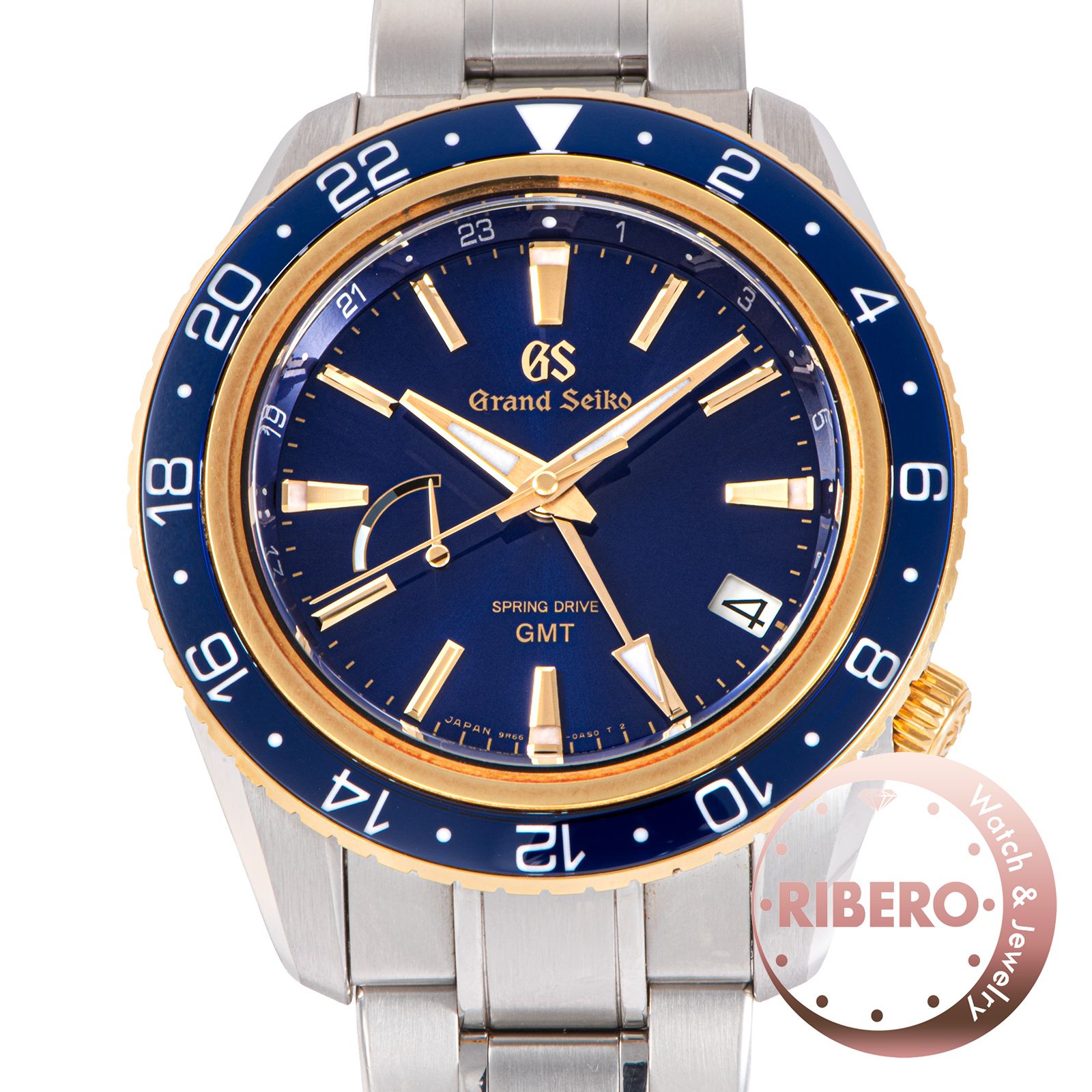 SEIKO セイコー グランドセイコー スポーツコレクション スプリングドライブ GMT SBGE248 9R66-0AW0 マスターショップ限定モデル SS/YG【中古】