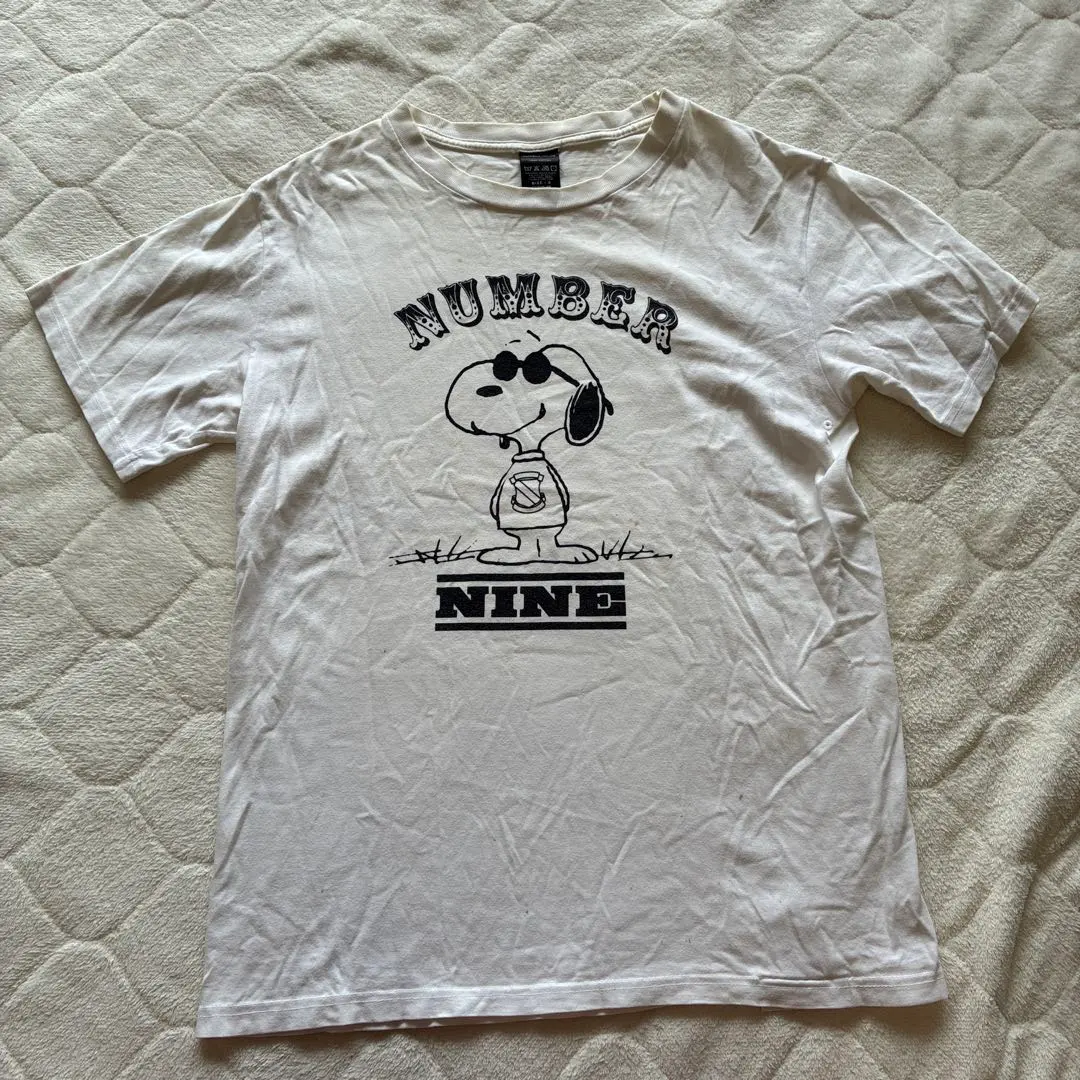 【希少】NUMBER (N)INE × PEANUTS スヌーピー Tシャツ