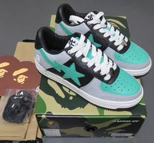 BAPE STA A BATHING APE BAPE STA Low Grey Green 24cm US6
