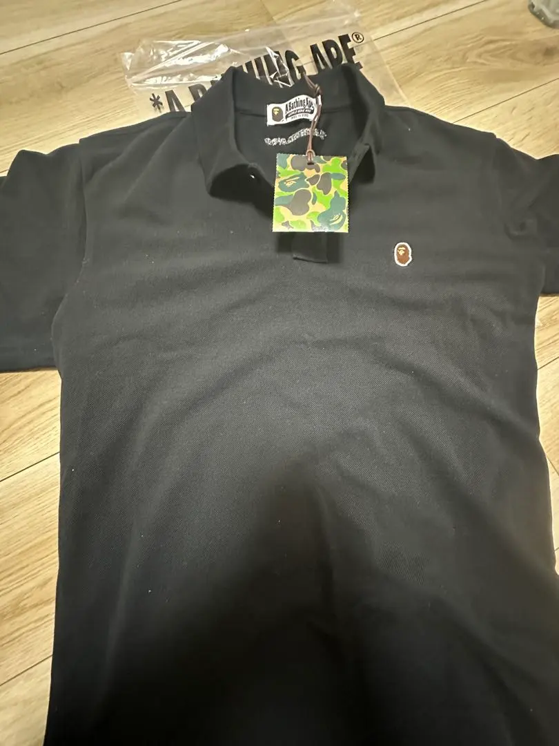 A BATHING APE ポロシャツ ブラック