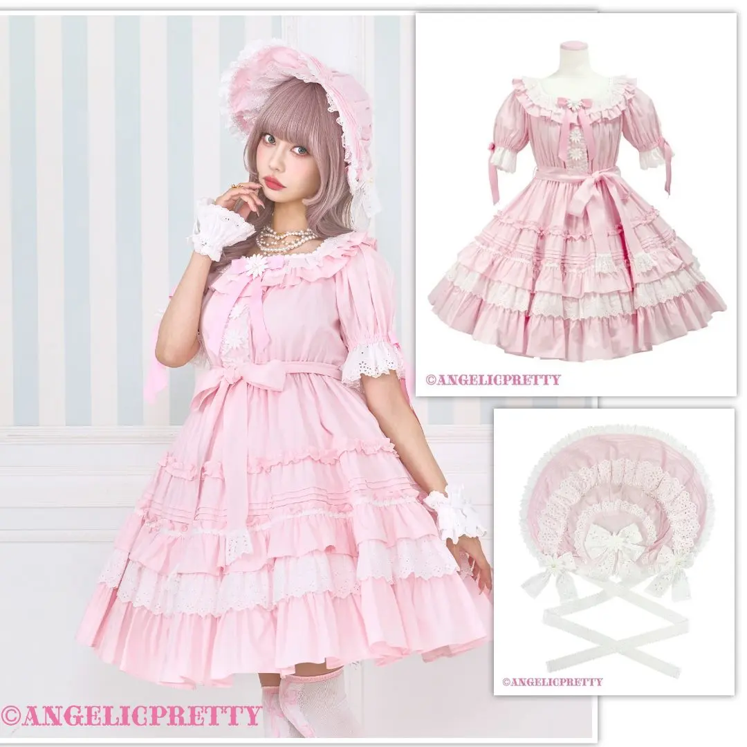 Angelic Pretty マーガレットドリーム ワンピース＆ボンネット