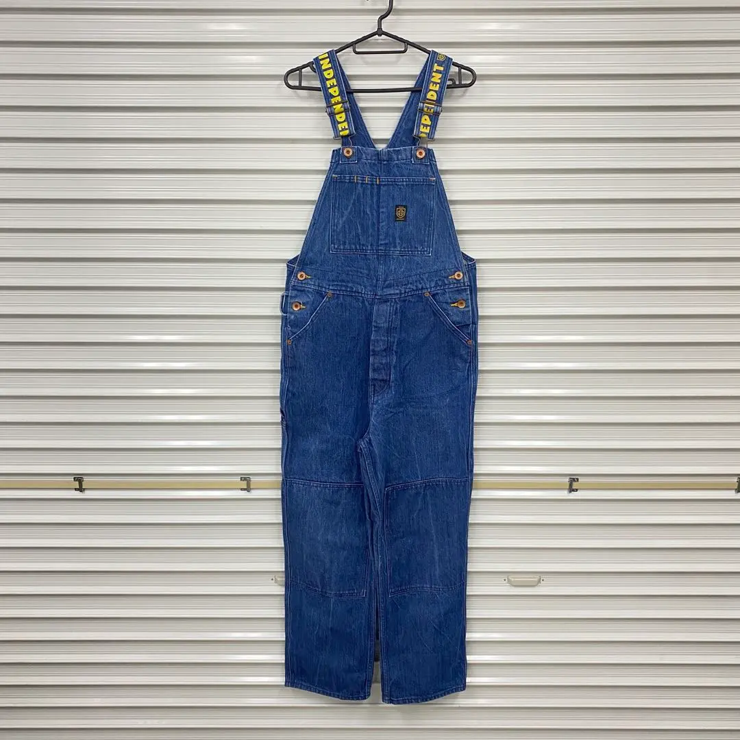 BRIXTON ✕ INDPENDENT デニム オーバーオール Sサイズ