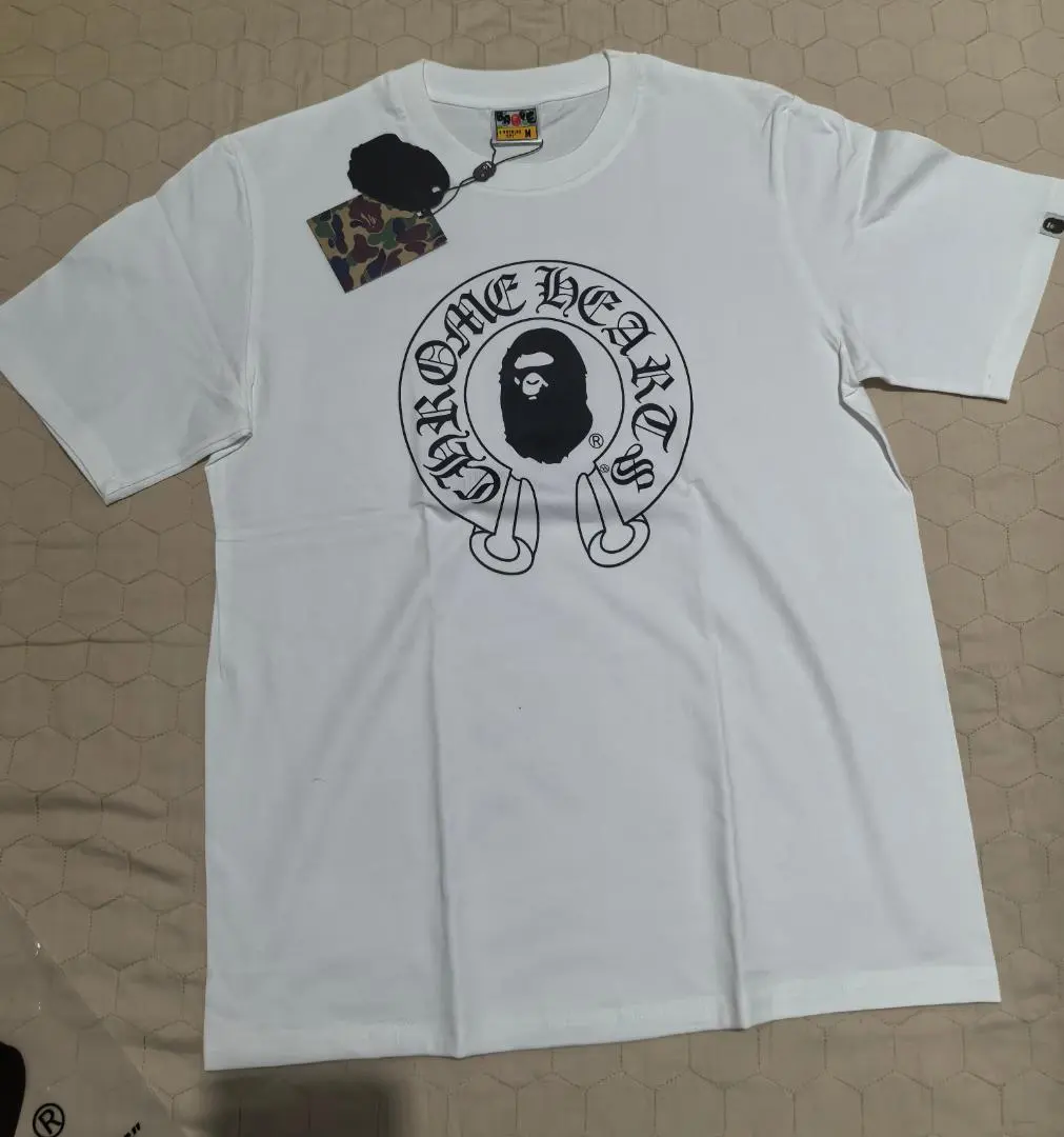 A BATHING APE x CHROME HEARTS Tシャツ