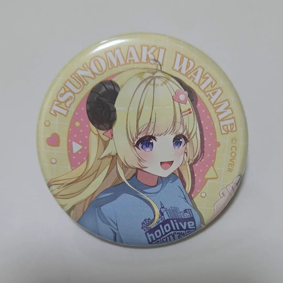 hololive CITY'24缶バッジ角巻わため (ナガシマスパーランド限定)