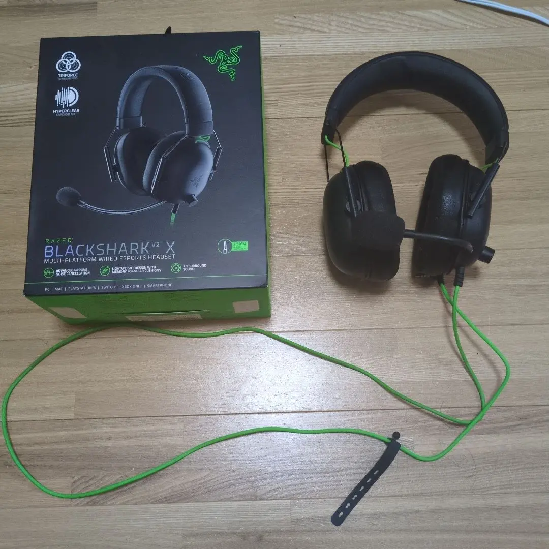 Razer BlackShark V2 X ゲーミングヘッドホン