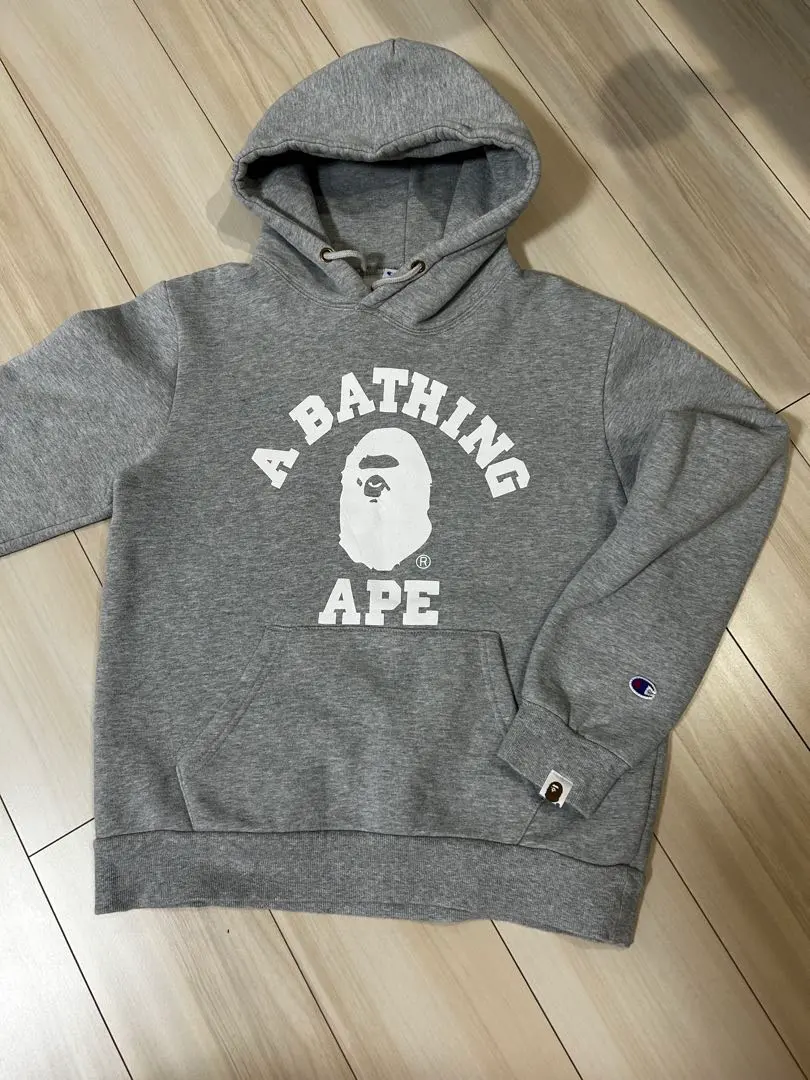 A BATHING APE Champion パーカー Mサイズ グレー