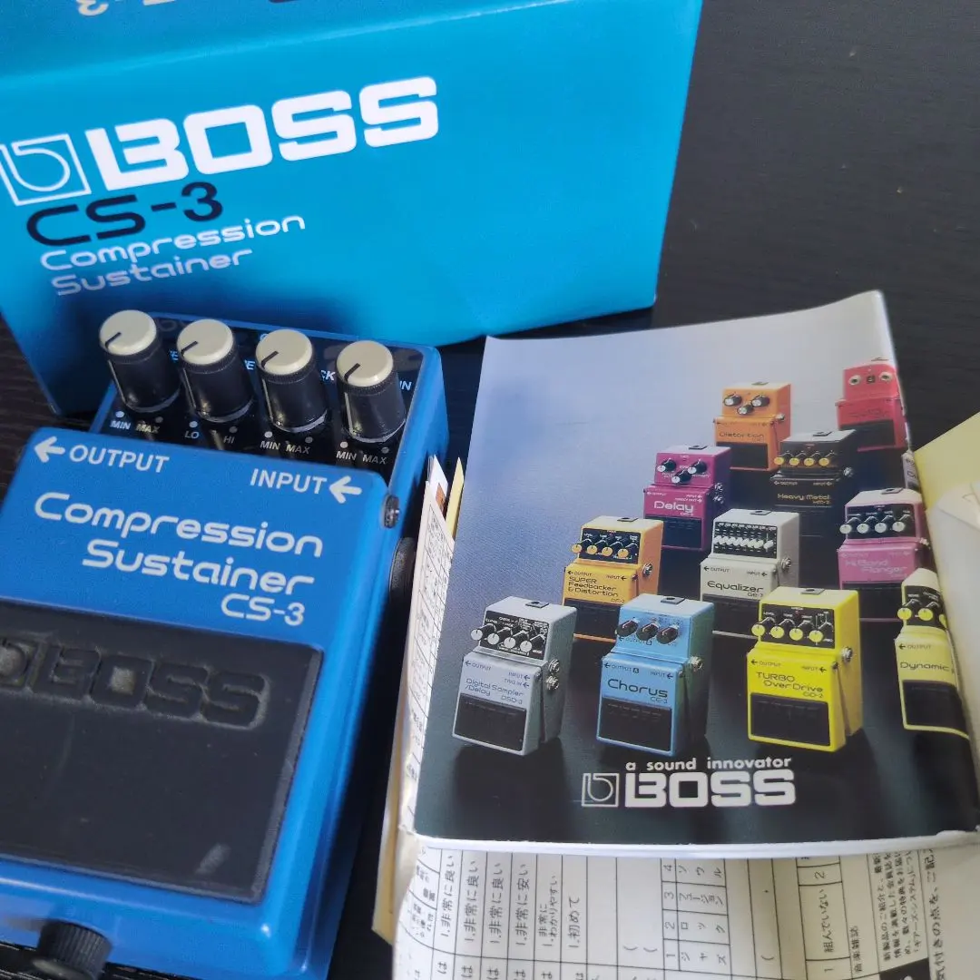 BOSS CS-3 Compression Sustainer 箱付