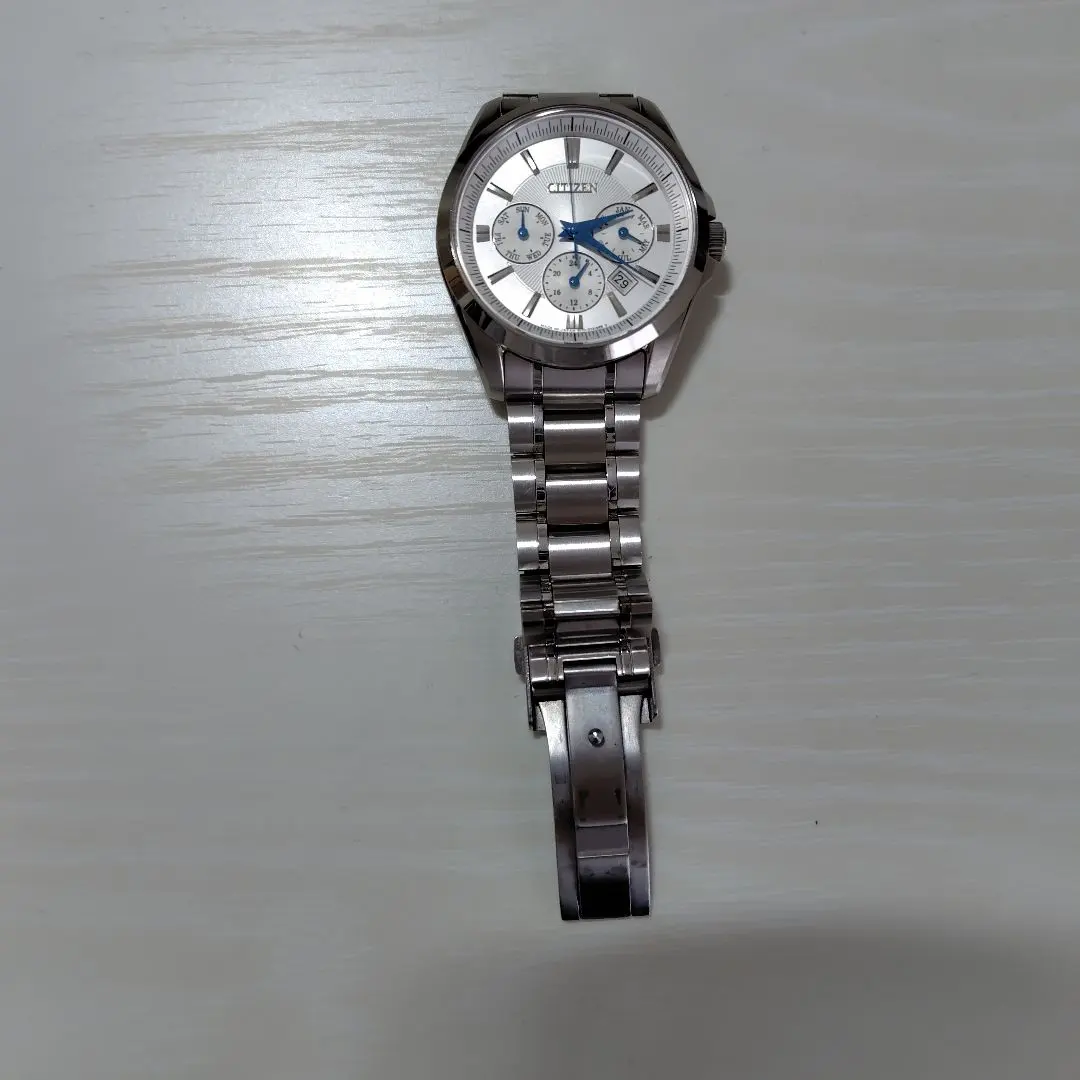 CITIZEN クロノグラフ シルバー