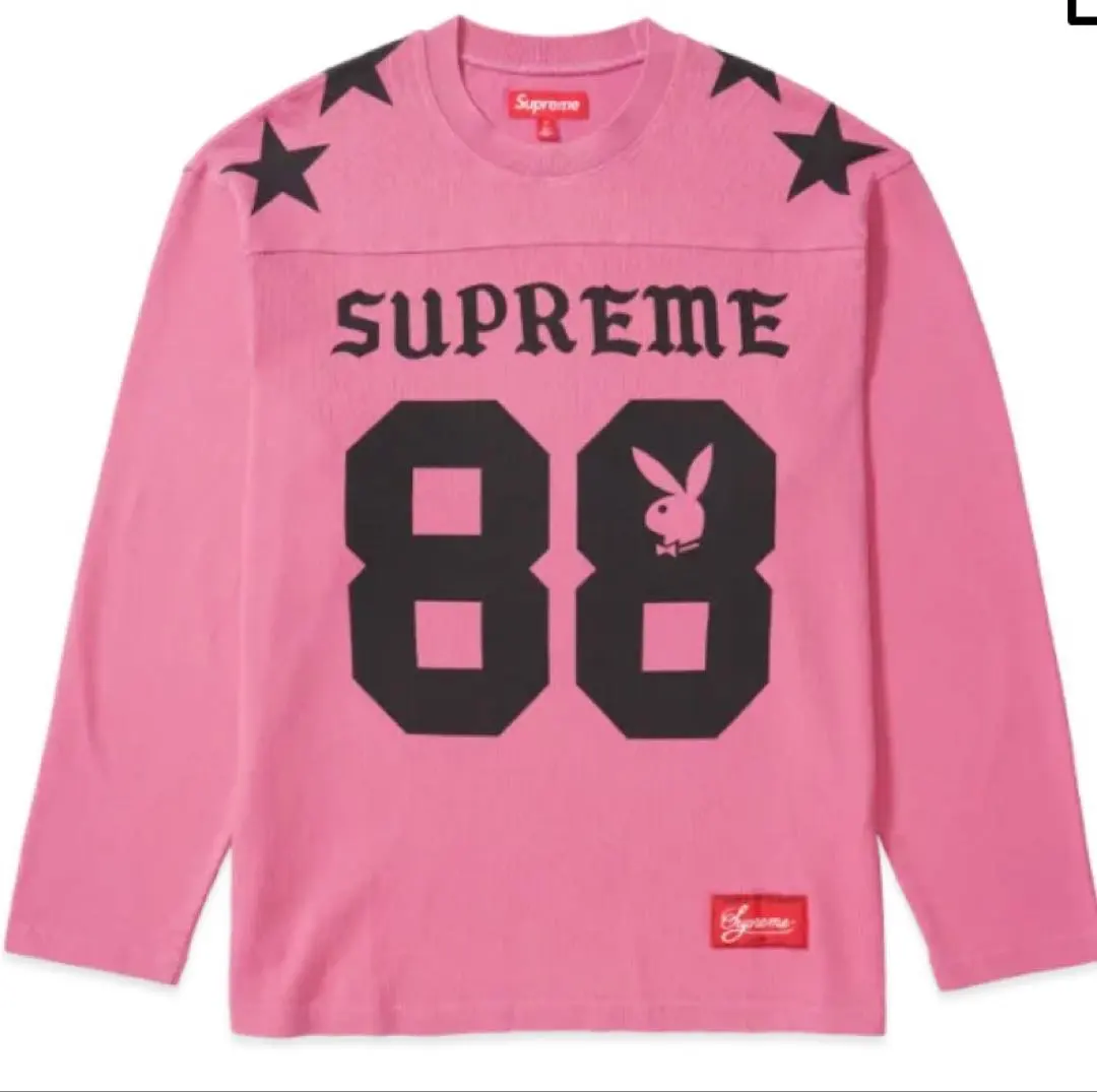 Supreme playboy ピンク 長袖 Tシャツ