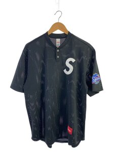 Supreme Supreme24AWS Logo Baseball HenleyMBLK