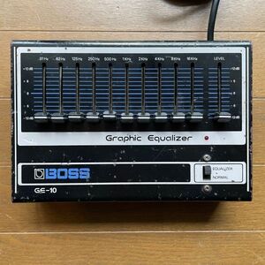 Pedales de guitarra BOSS de segunda mano de Japón Roland BOSS GE-10 Graphic Equalizer