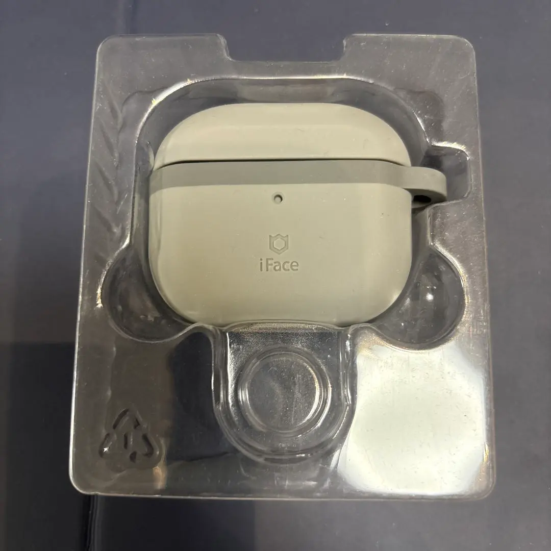 iFace AirPods ケース グレー